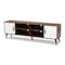 Baxton Studio Quinn White and Walnut Finished 2-Door Wood TV Stand 159-9861 - alternate 1